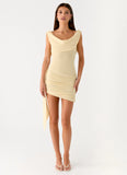Good Fortune Mini Dress Yellow