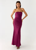 Endless Nights Maxi Dress Plum
