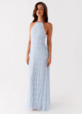 Aullie Maxi Dress Blue