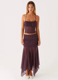 Buffy Top Burgundy