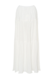 Jacinda Cotton Maxi Skirt White