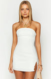 Lauren White Strapless Mini Dress