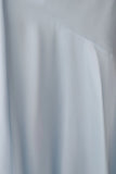 Evelina Halter Asymmetric Hem Midi Dress Ice Blue