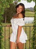 Hundred Percent Mini Dress White