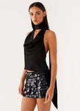 Movie Star Mini Skirt Black