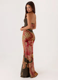 Iroha Strapless Maxi Dress Jungle Grove