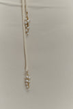 Beryl Slinky Maxi Dress With Pearls Ivory