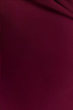 Daisie Chiffon Mini Dress Wine
