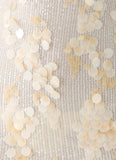 Minni Sequin Maxi Dress Ivory