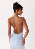 Ellopez Maxi Dress Blue