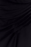 Oria Chiffon Mini Dress Black