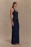 Alma Denim Maxi Skirt Indigo Blue