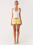 No Rush Top White