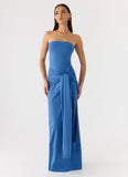 Stole My Heart Maxi Dress Washed Navy