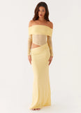 Emery Maxi Dress Yellow