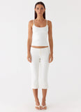 Andrea Pants White