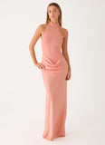 Kiyah Maxi Dress Peach