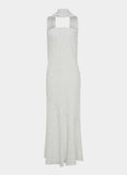 Under The Pagoda Maxi Dress White Polkadot