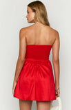 Jared Red Strapless Mini Dress