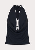 Charli Cowl Top Black
