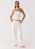 Emilia Pant White