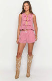 Baxter Red Gingham Shorts