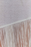 Kayden Fringe Off Shoulder Knit Mini Dress Ivory