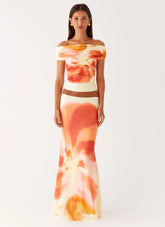 Moka Maxi Skirt Mimosa Blossom