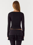 Skyler Mini Skort Black