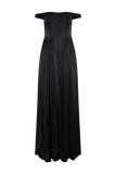 Coco Dropped Waist Maxi Dress Black