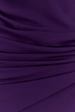 Giulia Chiffon Draped Maxi Dress Purple