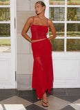 Dionne Maxi Skirt Red