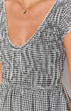 Raldo Black Gingham Playsuit