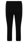 Blanca Stretch Crepe Capri Pants Black