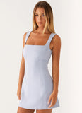 Lucky Charm Mini Dress Blue