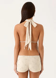 Ettalie Mini Shorts Ivory