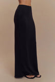 Eris Scuba Jersey Maxi Skirt Black