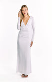 Grayson White Long Sleeve Maxi Dress