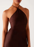 Tulama Maxi Dress Chocolate