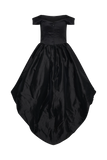 Amelia Bubble Maxi Dress Black