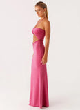 Lorenzo Maxi Dress Raspberry