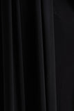 Amour Black High Neck Maxi Dress With Cape Sleeve Detail