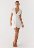 Sweet Lullaby Mini Dress White