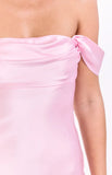 Zoella Light Pink Off The Shoulder Mini Dress