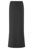 Eris Scuba Jersey Maxi Skirt Black