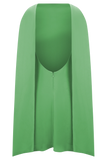 Wynter Scarf Draped Mini Dress Green