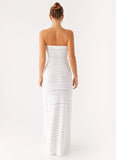 Diaz Crochet Maxi Dress White