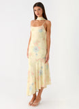 Sole Mio Midi Dress Spring Meadow
