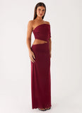 Gillian Maxi Dress Maroon