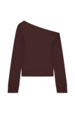 Aiden Slouchy Crew Jumper Chocolate